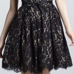 Target Black and Tan Lace Party Dress
